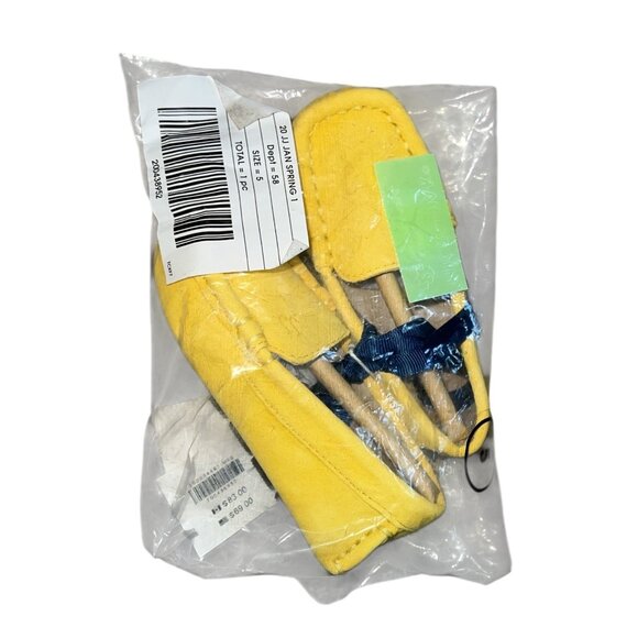 Janie & Jack Sun Shower Yellow Driving Shoe Sz 5 Boys - Picture 12 of 12